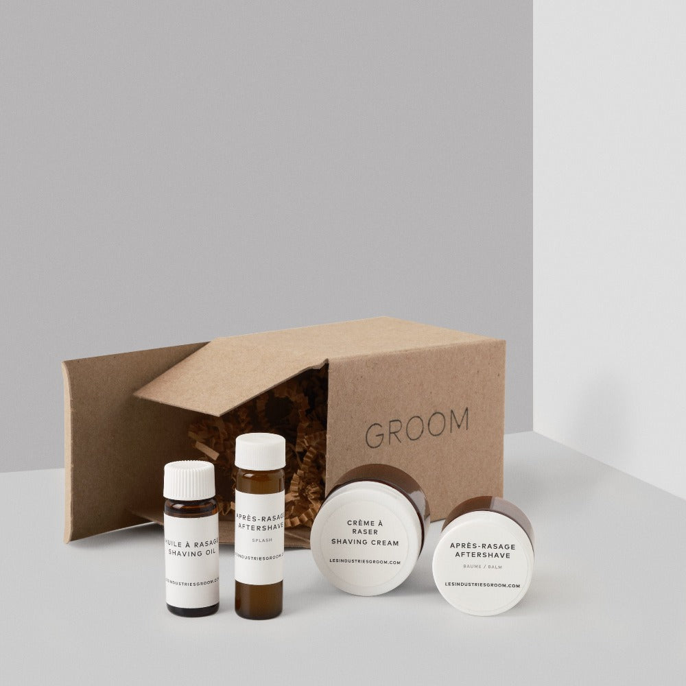 Grooming Kit Sample Sample Kit - Shaving – GROOM