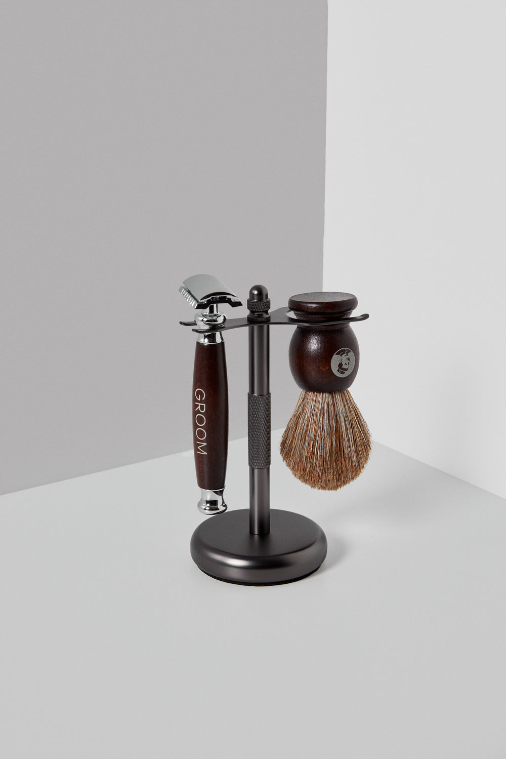 Shaving Brush and Razor Stand